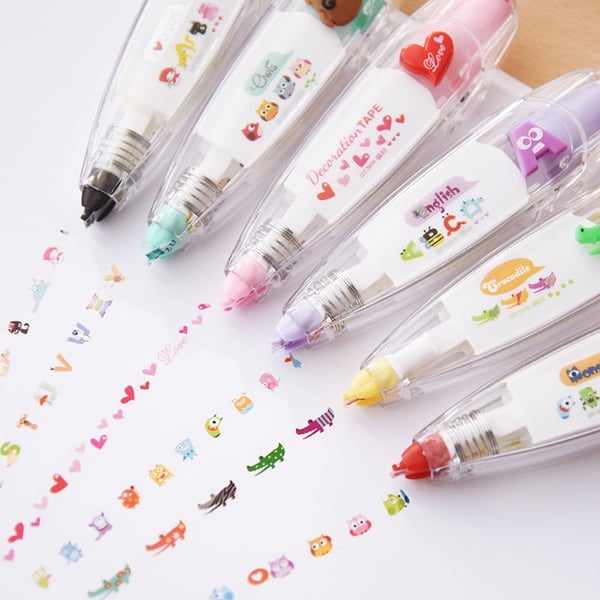 PenLace™ - DIY Spitze Dekoration Tape Pen | 6er Set