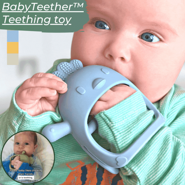 (1+1 GRATIS) The BabyTeether™ - Baby Zahnspielzeug