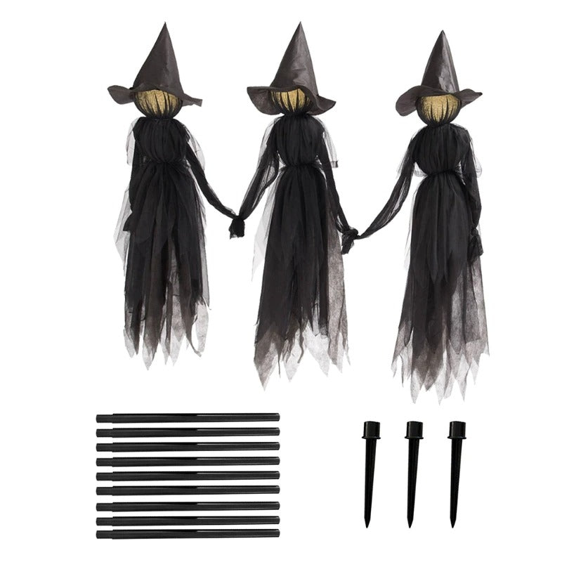 GlowCoven™ - Beleuchtetes Halloween Hexen Deko Set